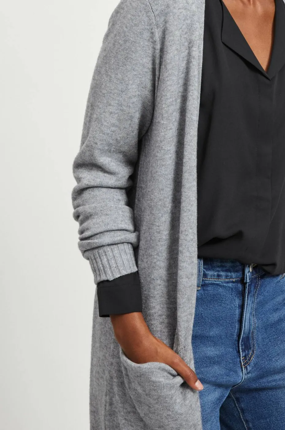 Vila Cardigan viRil L/S Long Knit