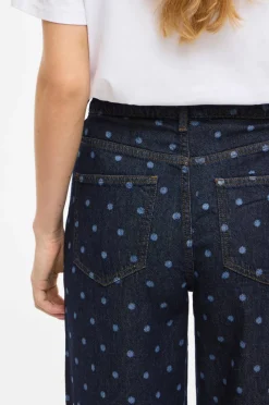 Vila Jeans viFreya Pal HW Dot Wide Jeans