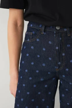 Vila Jeans viFreya Pal HW Dot Wide Jeans