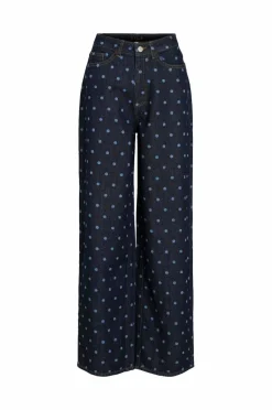 Vila Jeans viFreya Pal HW Dot Wide Jeans
