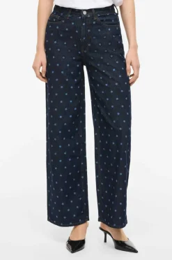 Vila Jeans viFreya Pal HW Dot Wide Jeans