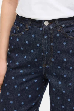 Vila Jeans viFreya Pal HW Dot Wide Jeans
