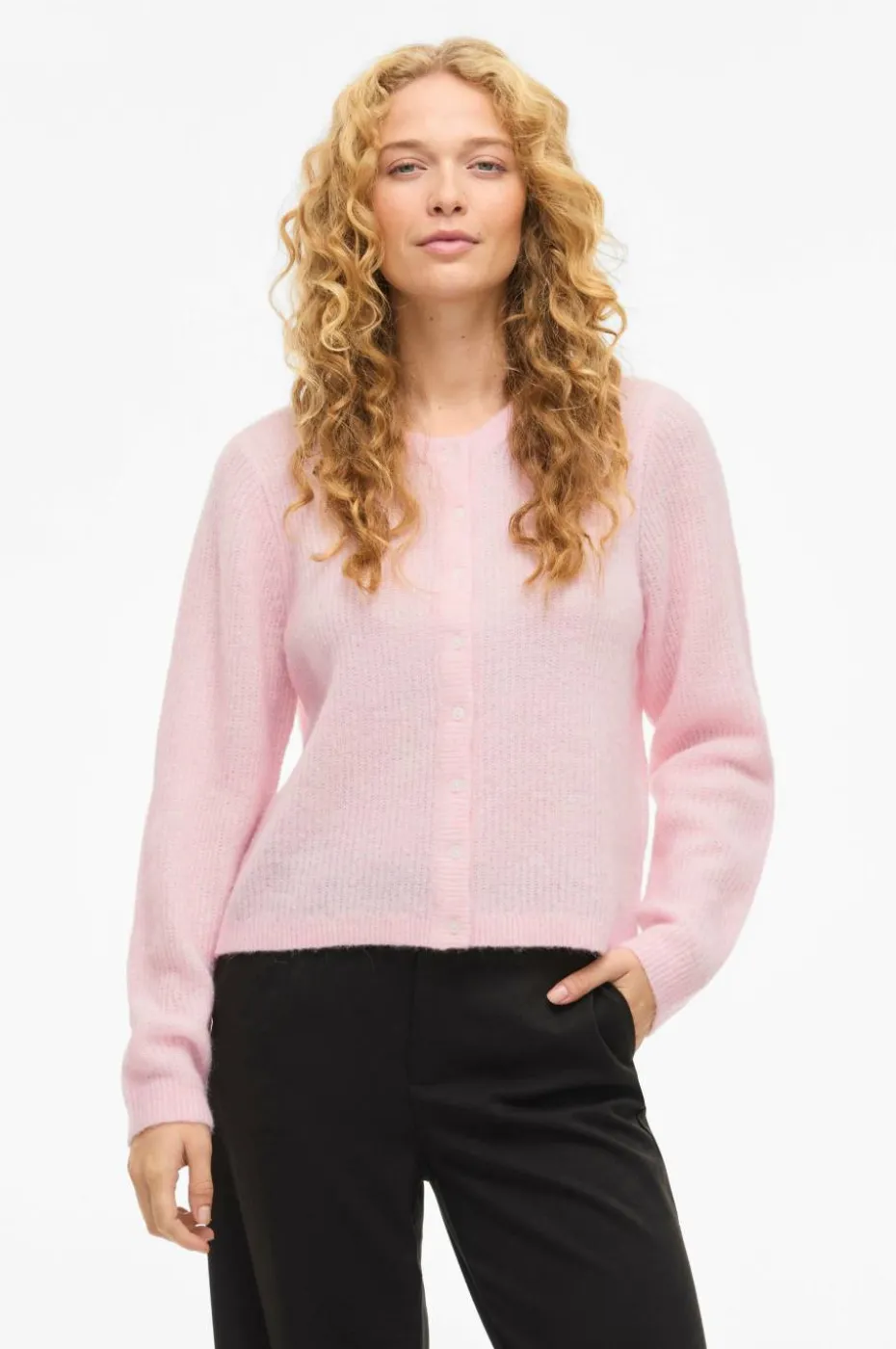 Vila Kardigan viLory O-neck L/S Knit Cardigan