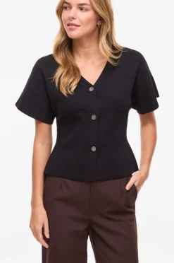 Vila Kardigan viSway V-neck 2/4 Knit Cardigan