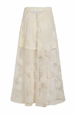 Vila Maxi skjørt viKaria HW Lace Midi Skirt