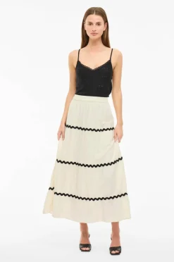 Vila Maxi skjørt viManda Wavy HW