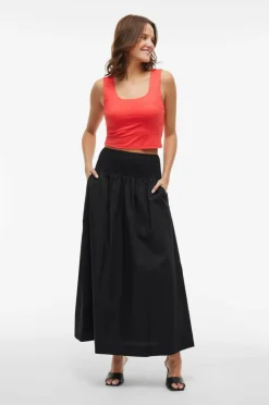Vila Maxi skjørt viMia HW Maxi Skirt