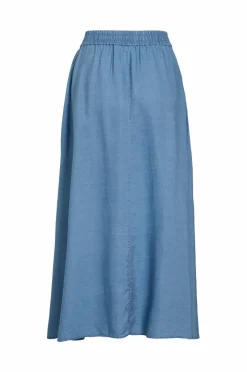 Vila Maxi skjørt viTea RW Ankle Denim