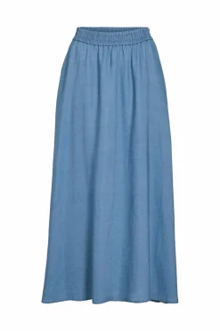 Vila Maxi skjørt viTea RW Ankle Denim