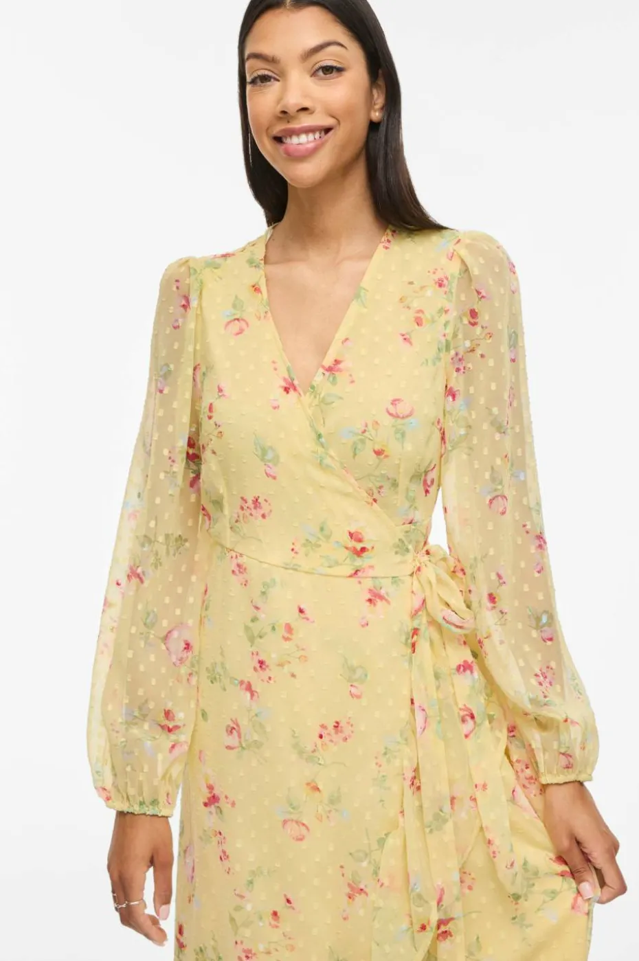 Vila Maxikjole viEdee L/S Ankle Wrap