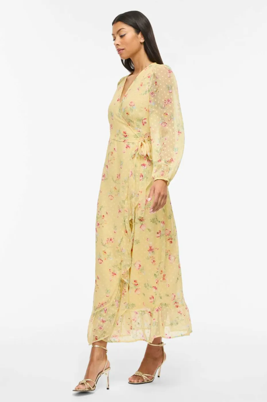 Vila Maxikjole viEdee L/S Ankle Wrap