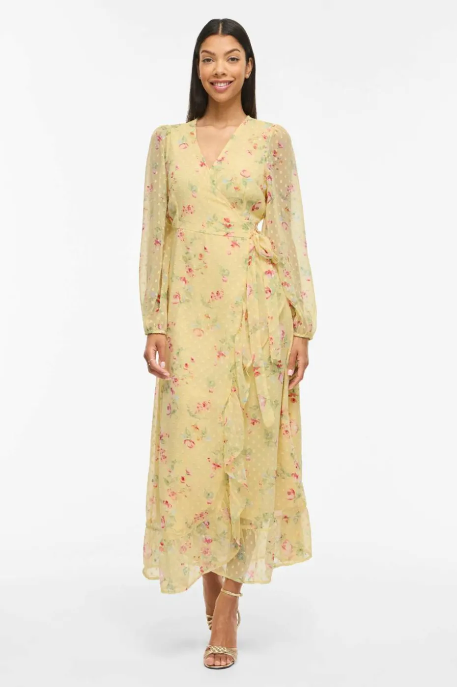 Vila Maxikjole viEdee L/S Ankle Wrap