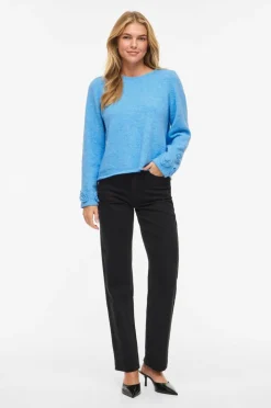 Vila Pullover viPetra O-neck L/S Detail Knit