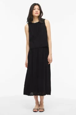Vila Skjørt viMindy HW Scallop Midi Skirt
