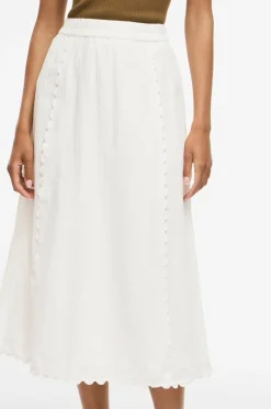 Vila Skjørt viMindy HW Scallop Midi Skirt