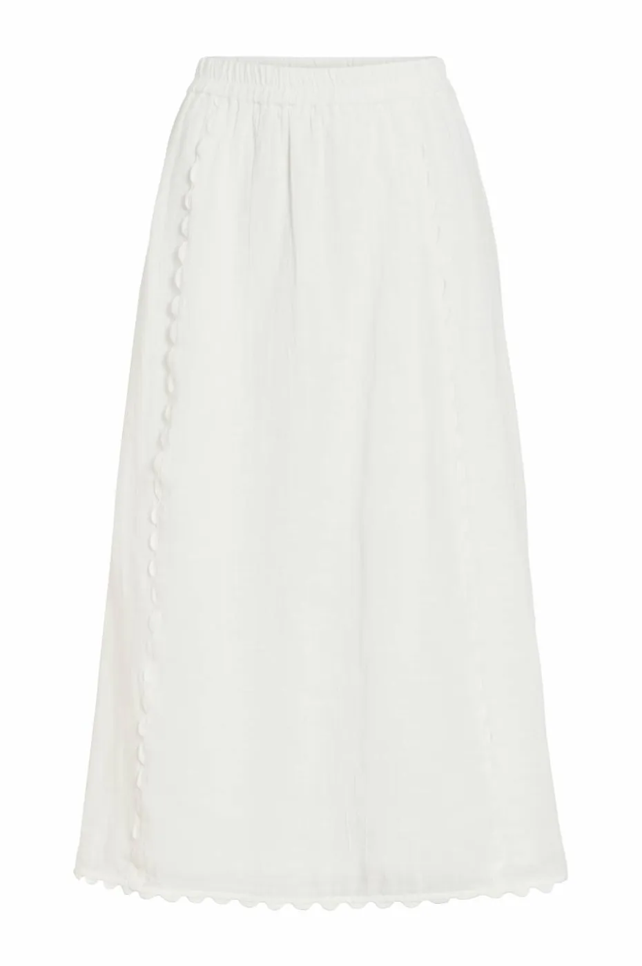 Vila Skjørt viMindy HW Scallop Midi Skirt