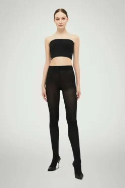 Wolford Tightser Cotton Rib Tights 70 Den