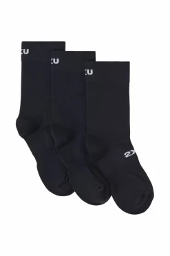 2XU Treningsstrømper Crew Socks 3 Pack 3-pakning