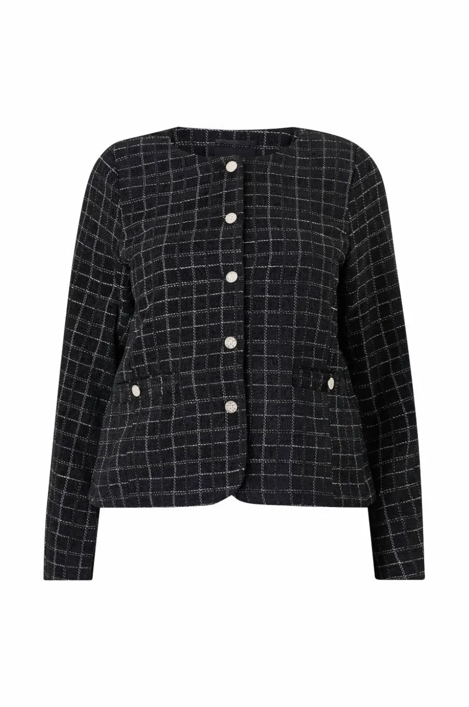Zizzi Blazer mMonia L/S Buclé Blazer