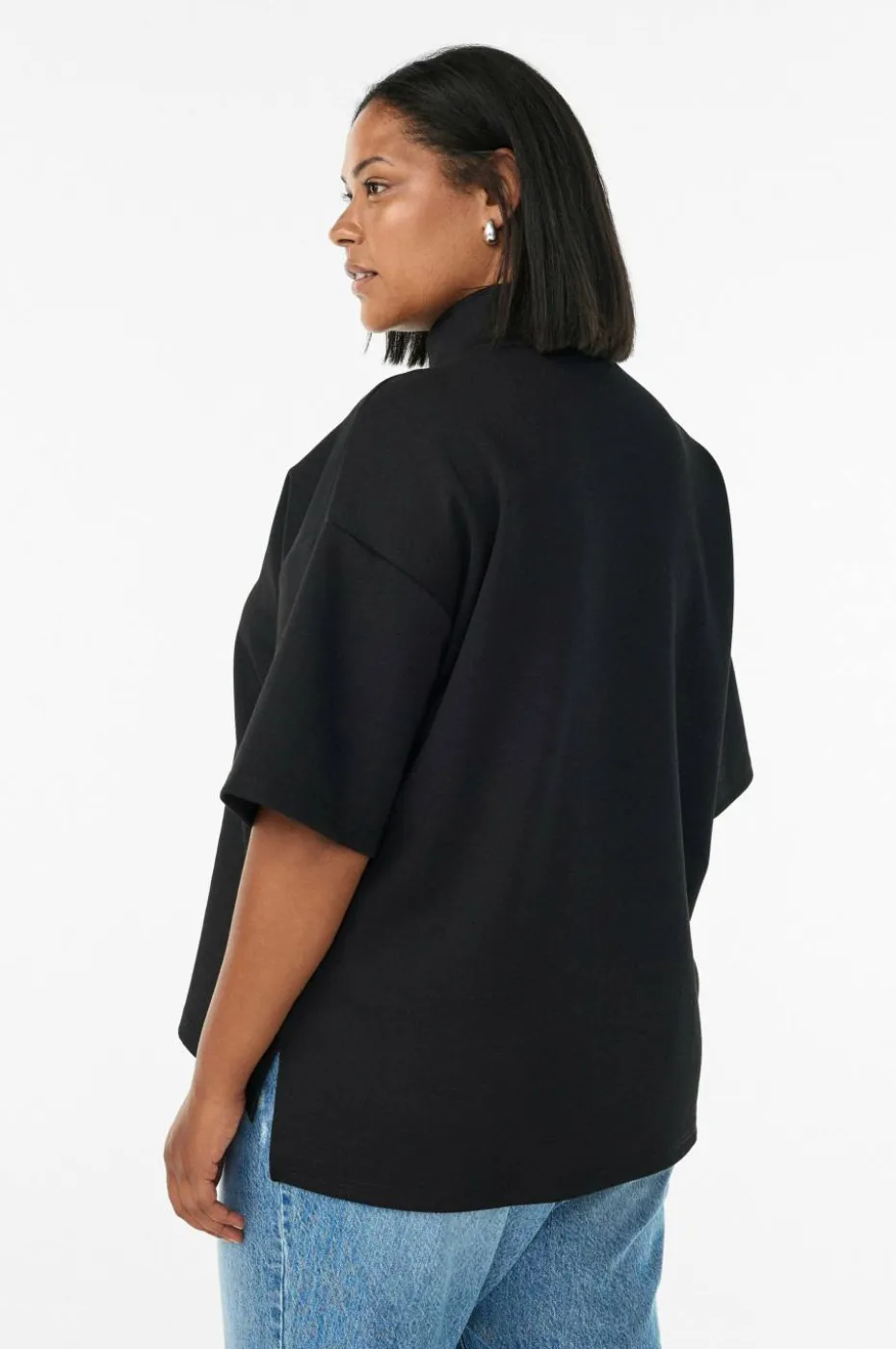 Zizzi Collegegenser caKatalina 1/2 Zip