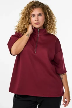 Zizzi Collegegenser caKatalina 1/2 Zip