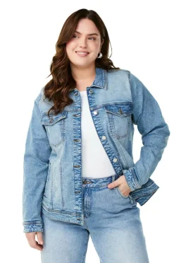 Zizzi Denim jakke jAlli L/S Jacket