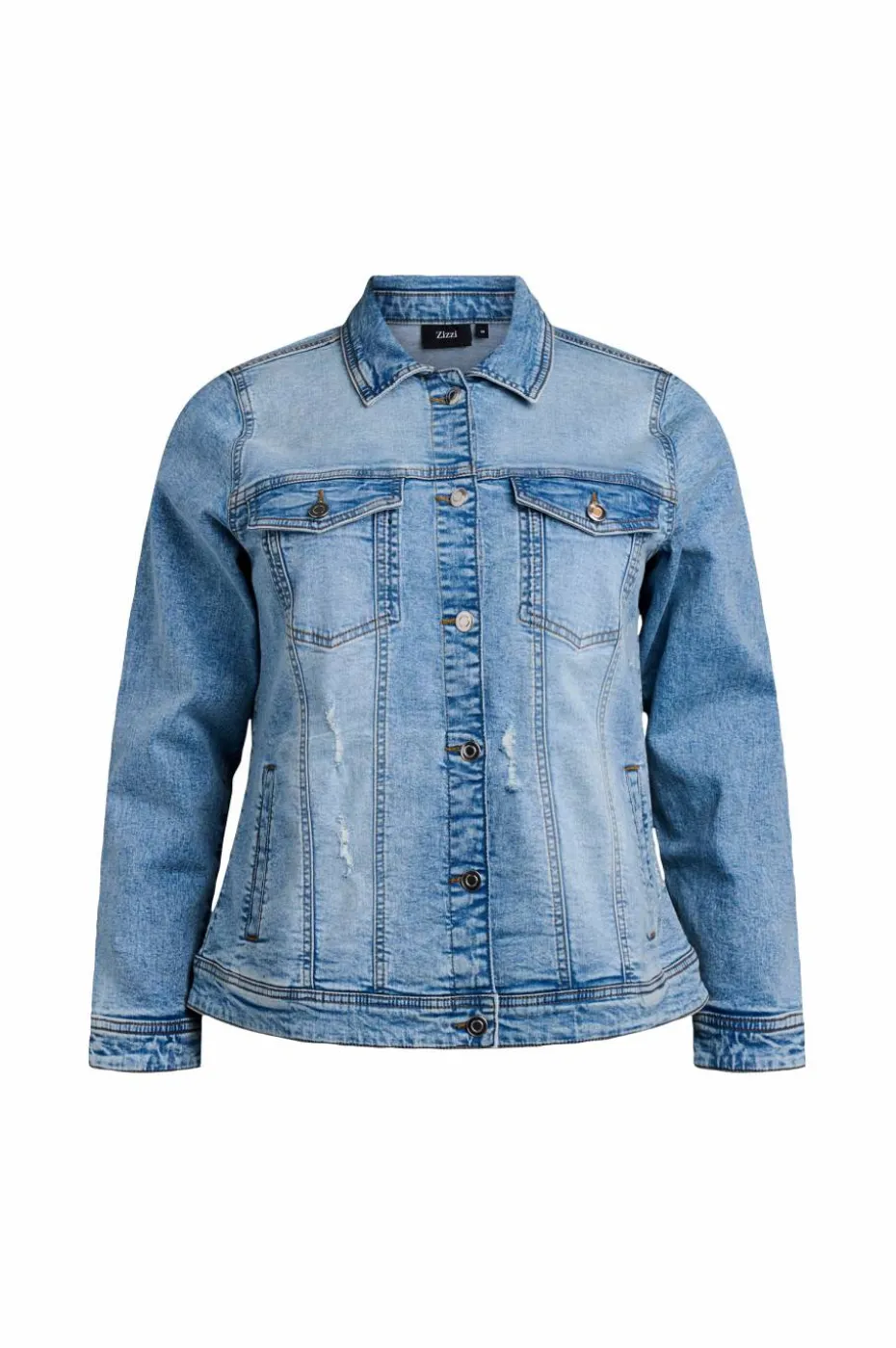 Zizzi Denim jakke jAlli L/S Jacket