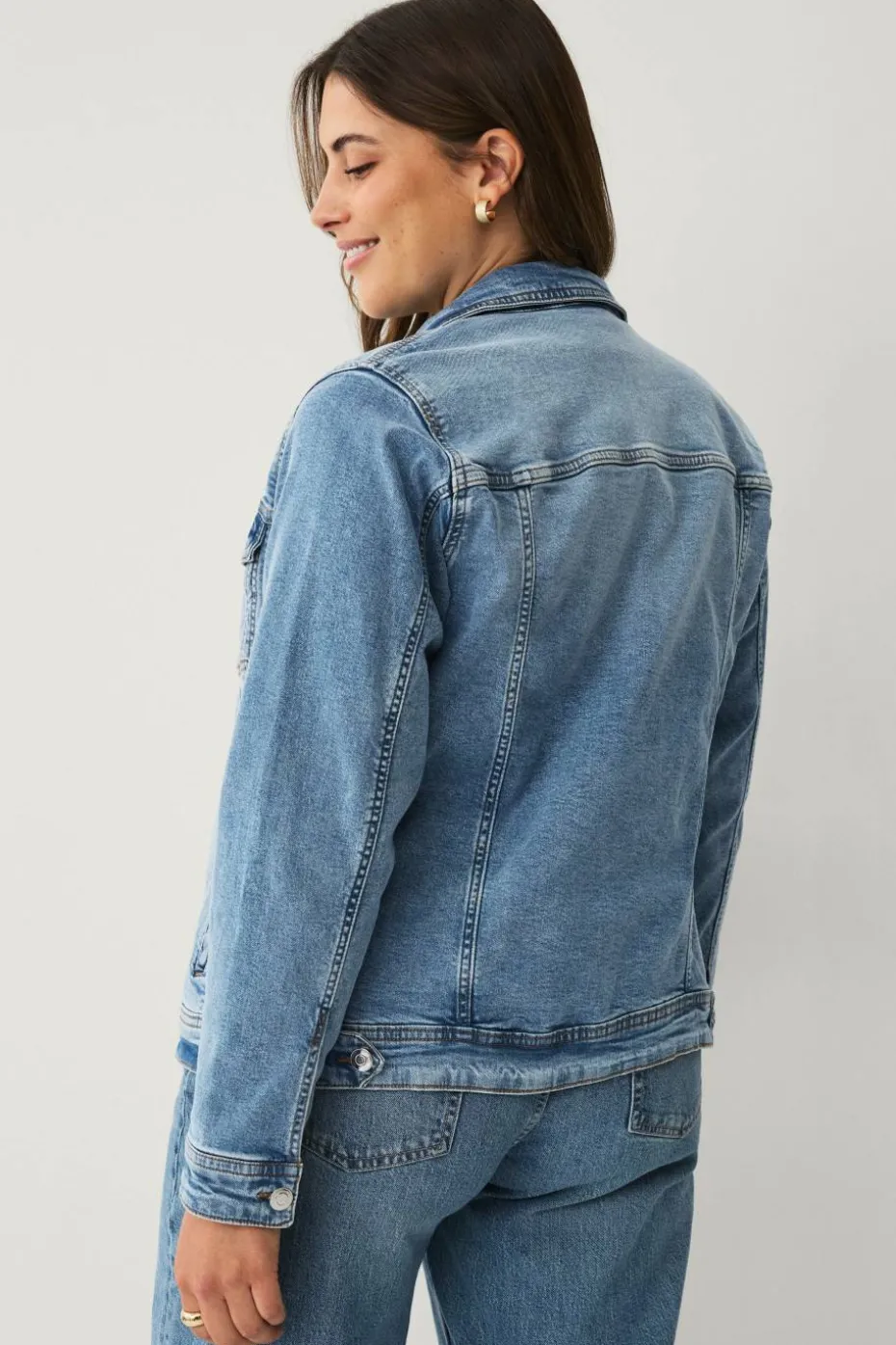 Zizzi Denim jakke jAlli L/S Jacket
