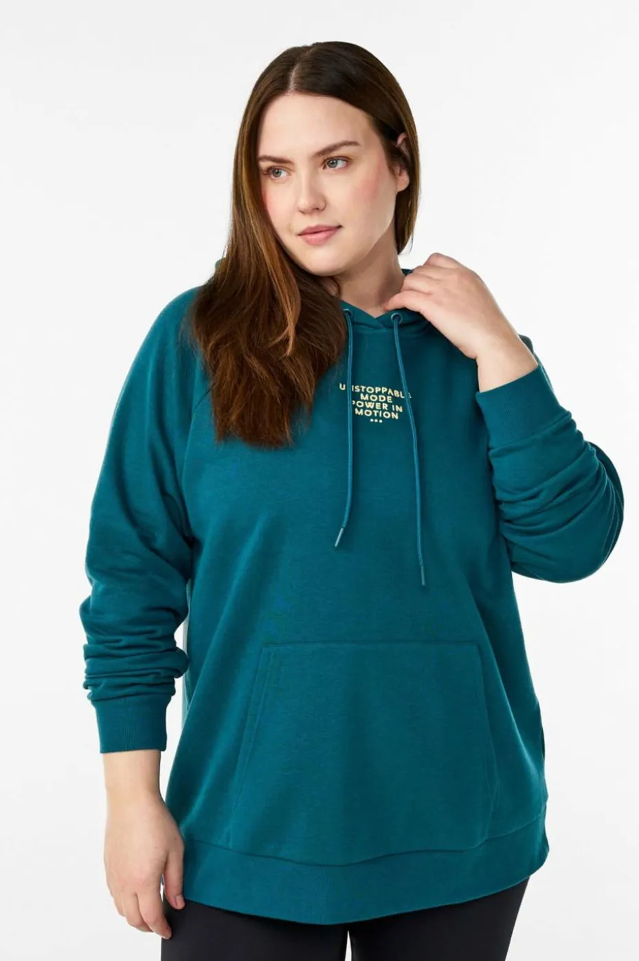Zizzi Hettegenser Annie L/S Hoodie Sweat