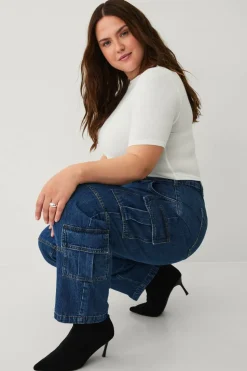 Zizzi Jeans jTami Staight Cargo