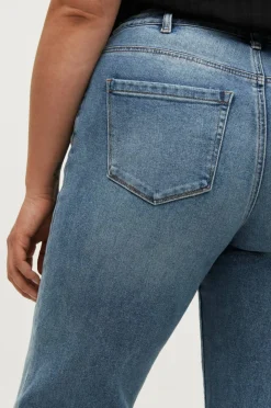 Zizzi Jeans jVera Crop Straight Jeans