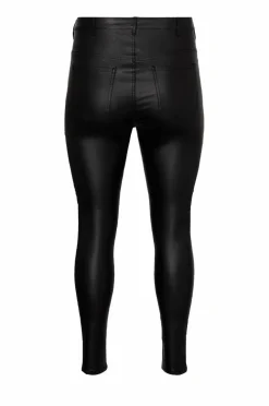 Zizzi Jeans mJoy Coated Zip Amy Pants