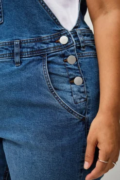 Zizzi Jeans-shorts jEvlia Dungaree Shorts