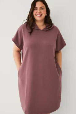 Zizzi Nattkjole mAlisa S/S Knee Dress