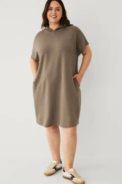 Zizzi Nattkjole mAlisa S/S Knee Dress