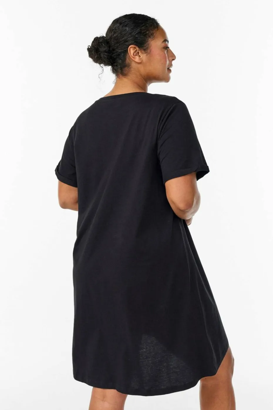 Zizzi Nattkjole mAlly S/S Abk Dress