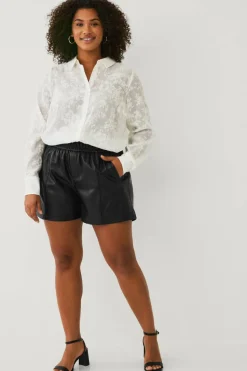 Zizzi Shorts eAlina Abk PU