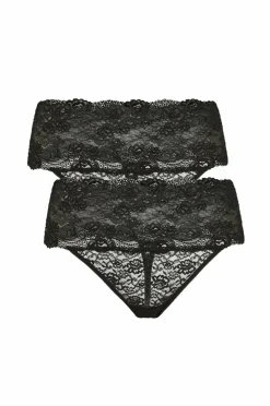 Zizzi Stringtruser lAzalea Lace Thong 2-pakning