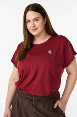 Zizzi Treningstopp Abasic, O-neck, Tee